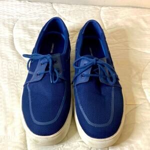 Lands End Mens Lightweight Boat Shoes Blue 13D